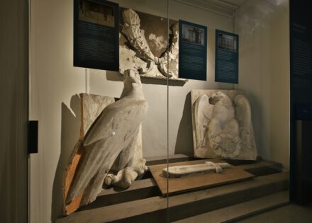 Ausstellungsbereich »Kriegsbunker als Stadtdekoration«